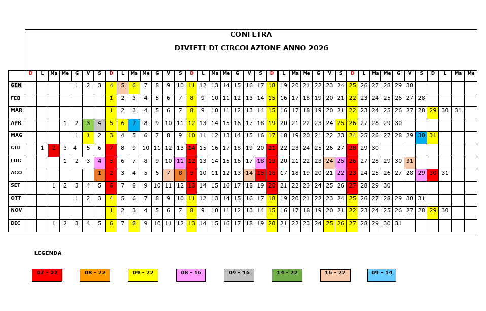 Divieti di Circolazione Mezzi Pesanti in Italia 20 divieti_circolazione_195_1.PNG (Art. corrente, Pag. 1, Foto evidenza)