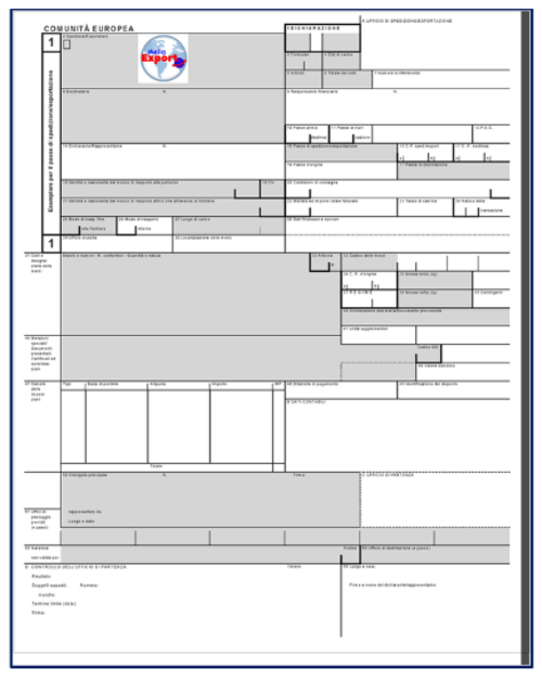 Methods of issuing export and transit bills